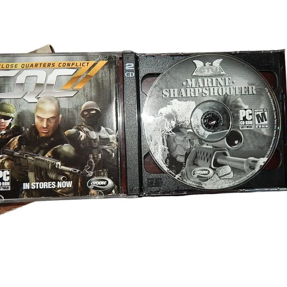 PC game MARINE SHARPSHOOTER Golden Bullet Edition Rated M-Mature 17+